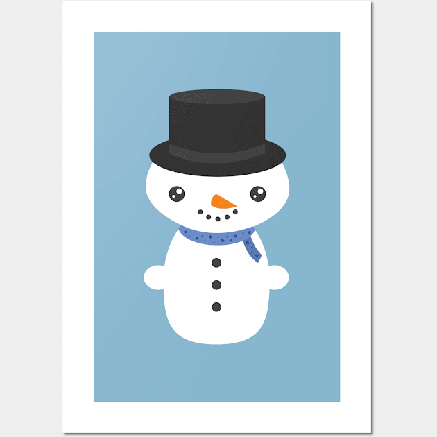 Snowman Wall Art by tjasarome